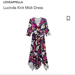 NWT Love Appella Lucinda Knit Midi Dress